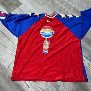Harlem Authentic globetrotters Orlando Antigua Warm up shirt uniform #51 vintage